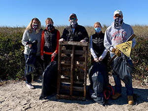 Litter Cleanup in Falmouth